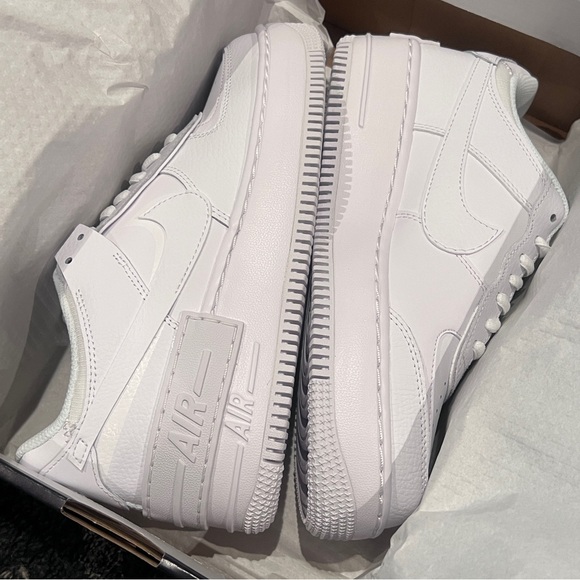 NWT Nike Air Force 1 Shadow Triple White in Original Box - Picture 12 of 16